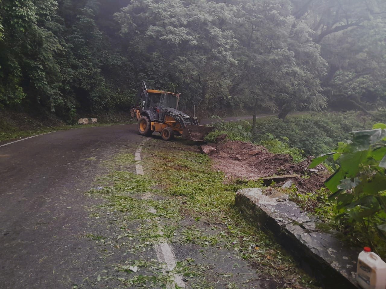 Ruta Prov. N° 338 trabajo de desmalezado