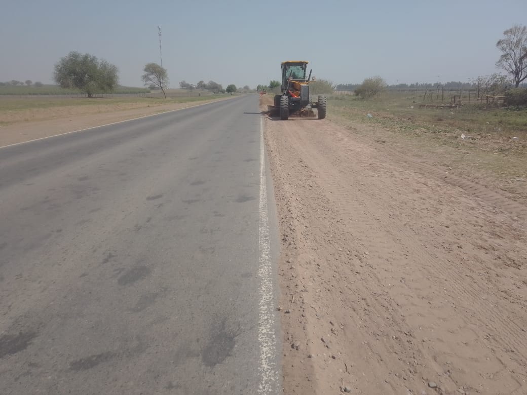 Recuperación de Banquinas en Ruta Provincial 304