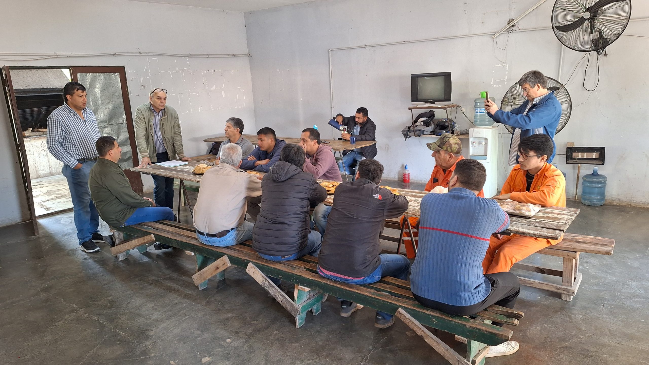 Capacitación en campamento de San Pablo