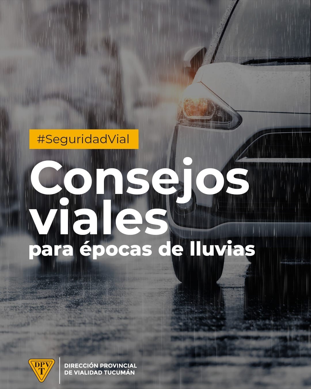 Consejos viales para épocas de lluvia
