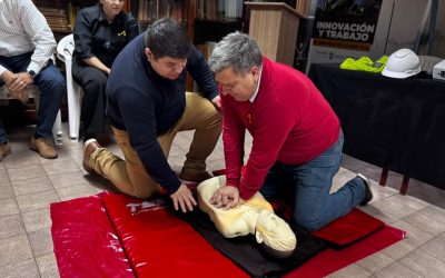 Capacitación en primeros auxilios y RCP para choferes de la DPVT